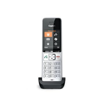 Gigaset Gigaset COMFORT 500HX Analog/DECT telefon s prikazom poziva, crna/srebrna