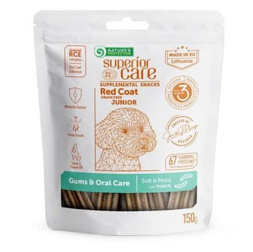 NATURE'S PROTECTION Junior Gums & Oral care Insects - poslastica za pse - 150g