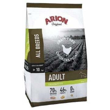 Arion ARION Original Grain Free Piletina & Krumpir - Suha hrana za pse - 12kg