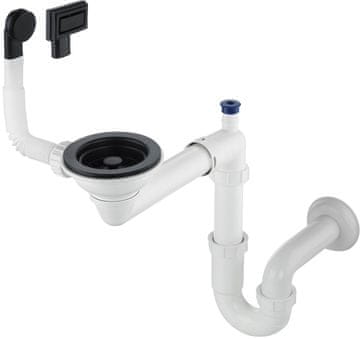 slomart Sifon za sudoper s 1 zdjelom - Space-Saver
