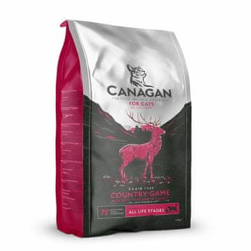 Canagan CANAGAN Country Game - suha hrana za mačke (janje, jelen, zec) - 1.5kg