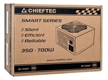 Chieftec Chieftec Smart GPS-600A8 napajanje 600 W ATX Crna