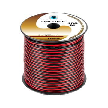 slomart Zvučnički kabel CBT, 1.5mm, crno-crveni