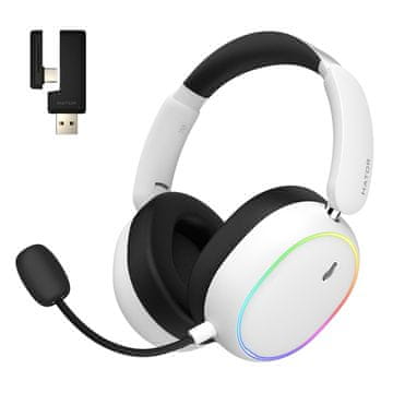 PHOENIX HATOR Phoenix 2 bežične gaming slušalice, bijele