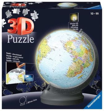 slomart Ravensburger 11549 3D puzzle 540 komada, globus