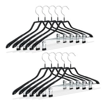 Northix set od 10 crnih spajalica, protukliznih