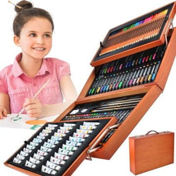 Northix Set za slikanje od 174 dijela u koferu