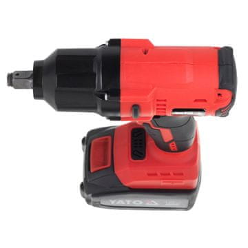Impact YATO Aku udarni odvijač 1/2" 700Nm YT-82806, Crveni/Crni