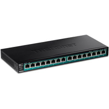 TrendNet TRENDnet TPE-TG161H mrežni prekidač Gigabit Ethernet PoE, crni