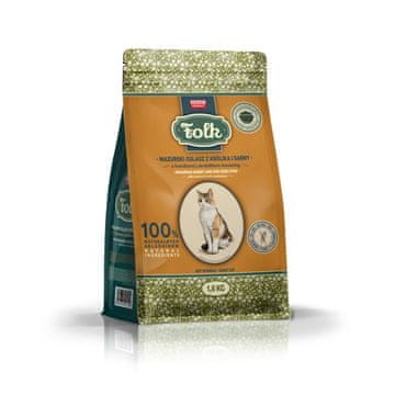 Folk FOLK Masurijski kunić i srnetina gulaš s ciklom i brusnicama - Suha hrana za mačke - 1,6 kg