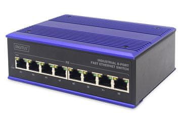 Assmann ASSMANN Electronic DN-650106 mrežni prekidač Fast Ethernet (10/100) crna, plava