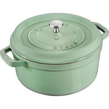 Staub STAUB posuda od lijevanog željeza, okrugla 5.2 L, mint