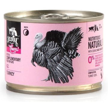 slomart 3COTY Cheers! mokra hrana za odrasle mačke s puretinom - 160g