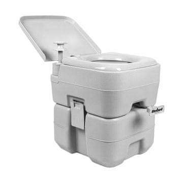 slomart Rebel Active prijenosni WC 20L/12L, siva/bijela