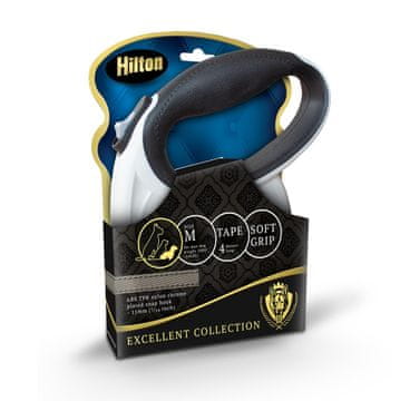 Hilton HILTON Smart dog M (20 kg) - rolo povodac, bijelo-crni, 4 m