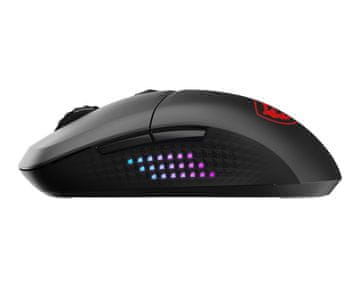 slomart MSI Versa 300 Elite Bežični optički gaming miš, crni