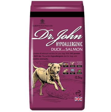 D&R DR JOHN Hypoallergenic Duck with salmon hrana za pse 12,5 kg