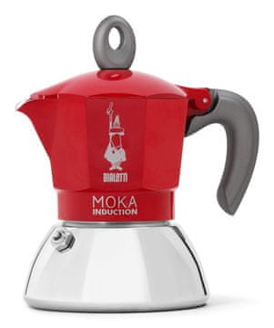 Bialetti Bialetti Moka induction Mocha pot 0.1L - Crveni