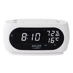 Adler Adler AD 1186W Digitalni Budilnik - Bijela/Crna