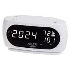 Adler Adler AD 1186W Digitalni Budilnik - Bijela/Crna
