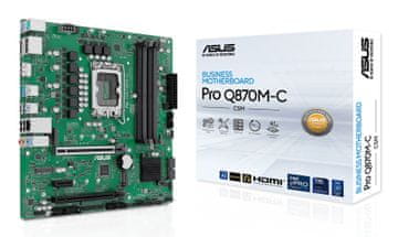 slomart ASUS PRO Q870M-C-CSM matična ploča Micro ATX, LGA 1851