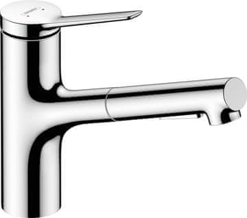 slomart Hansgrohe 74800000 jednoručna miješalica za umivaonik, ComfortZone 100, krom