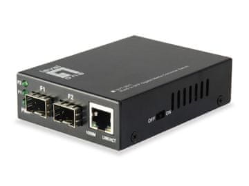 Level One LevelOne RJ45 na SFP Gigabit pretvornik, 2 x SFP, 1 x RJ45