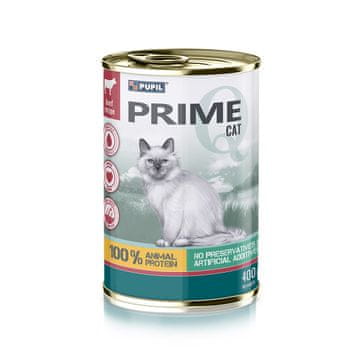 PRIME PUPIL Prime Mokra hrana za mačke Govedina i jetra - 400g