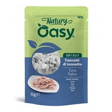 Oasy OASY Natury Soft Jelly komadići tune u želeu - mokra hrana za mačke - 70g