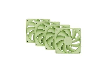 slomart HYTE FAN-FA12-MM-4 ventilator za računalo 12 cm zeleni, komplet 4 komada