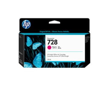 HP 728 Original, Magenta, 130ml, DesignJet ink cartridge
