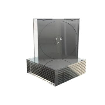 MediaRange MediaRange BOX21 kutija za CD, kapacitet 1 disk, crna/prozirna