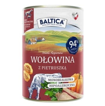 slomart BALTICA Smaki regionów Govedina s peršinom - mokra hrana za pse - 400g
