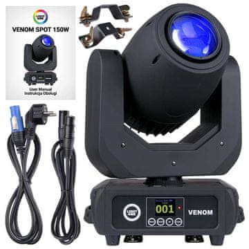slomart LIGHT4ME VENOM SPOT 150W LED Moving Head Svjetlosni Efekt