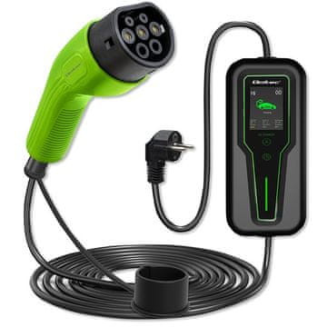 Qoltec Qoltec punjač za EV 3.5kW Tip 2, 230V, LCD, 5m kabel