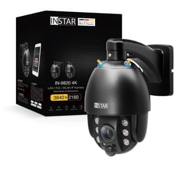 slomart INSTAR IN-9820 4K IP kamera, crna, 4K UHD, 4x optički zoom