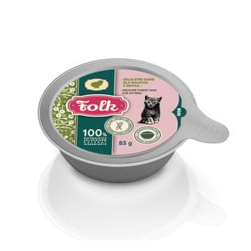 Folk FOLK mokra hrana za mačiće, nježno jelo od puretine, 85g