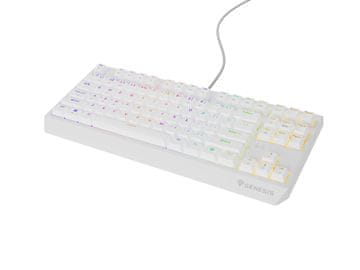 Genesis GENESIS Thor 230 TKL Gaming tipkovnica USB + RF Wireless + Bluetooth, QWERTY, bijela