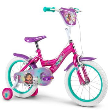 slomart Huffy Gabbi dječji bicikl 16" (21485W), bijela/zelena
