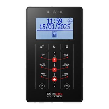 slomart BCS PULSON LCD/S BL portafonski sustav, 7" LCD, crni