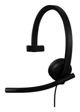 slomart Logitech H570e Slušalice, USB-C, crne
