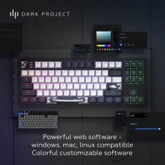 Switch Moonstone Switch 110% magnetsko-mehanička tipkovnica, engleska