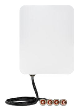 slomart AirLancer ON-QT90 Antena, usmjerena, N-tip konektora, svijetlo siva
