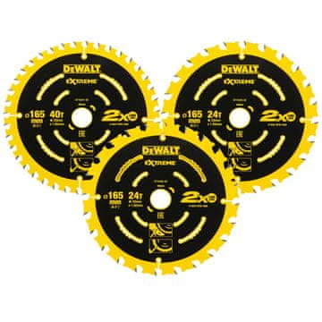 DeWalt Set listova za kružnu pilu DeWALT DT10397-QZ, 3 komada