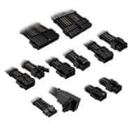 Kolink KLK Kit produžnih kabela Core Pro, 12V-2x6, tip 1, Jet Black/Gunmetal Grey