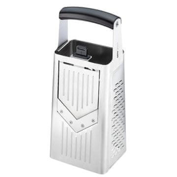 Gefu GEFU V-CUT G-10761 Ručni ribež/spiralizator, crni/srebrni