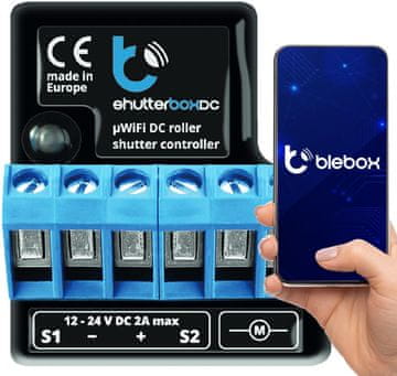 Blebox BLEBOX shutterBoxDC v2 WiFi I/O modul 2x ulaz 2x izlaz 230V