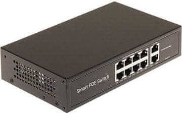 Switch GTX GTX-C1-10-8G2G/X mrežni prekidač, 8x PoE, 2x Uplink, 120W