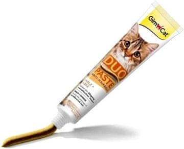 GMC GIMCAT Duo Pasta Anti-Hairball s Maltom i sirom - poslastica za mačke - 50g