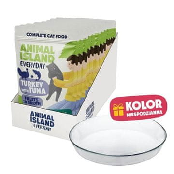 Animal ANIMAL ISLAND Everyday Puretina i tuna u umaku - 12x85g + besplatna pločica